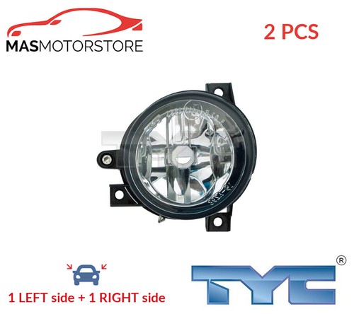 Fog light lamp pair - light, tyc