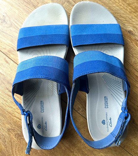 Clarks cloudsteppers blue grey - clarks,