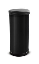 40L Deco Touch Top Bin Kitchen Wastebin Lightweight Home Dustbin Black - NEW