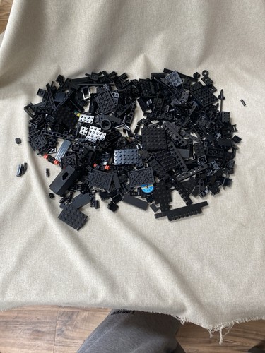 Lego bricks 500g black - bricks,