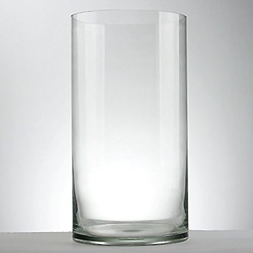 Thick glass cylinder vase - thick,