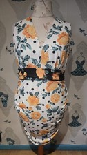 pretty black yellow floral