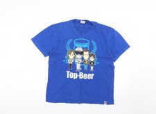 tiny idols Mens Blue Geometric