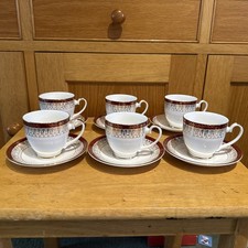 Royal Grafton "Majestic" 6 coffee cups 