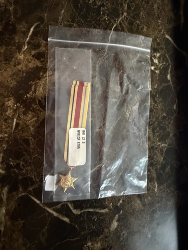Miniature africa star medal - africa,