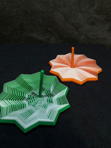 Printed kinetic spinner - printed,