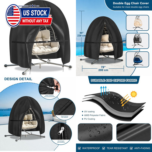 Waterproof patio double egg - waterproof,
