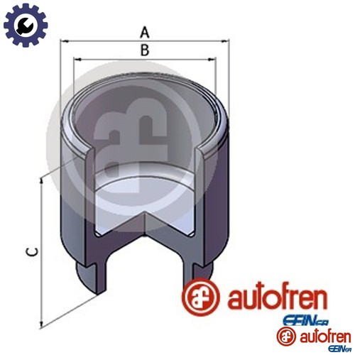 Piston brake caliper - piston,