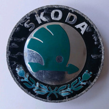SKODA FABIA ALLOY WHEEL CENTRE CAP X1