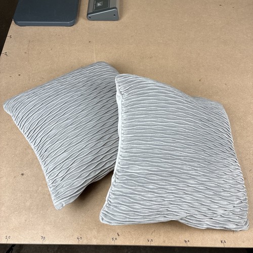 Pair square grey next - pair, ruffled