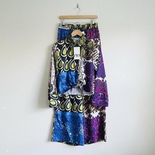 Zara Purple Patchwork Blouse