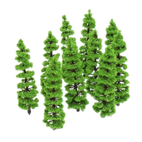 10pcs model fir tree scenery - fir,