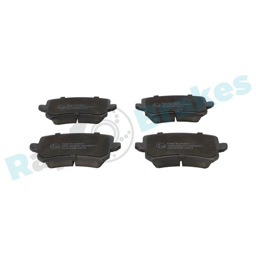 Rear brake pad set - disc,