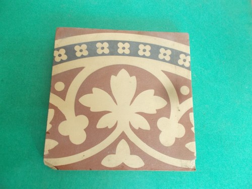 Floor tiles encaustic border - floor,