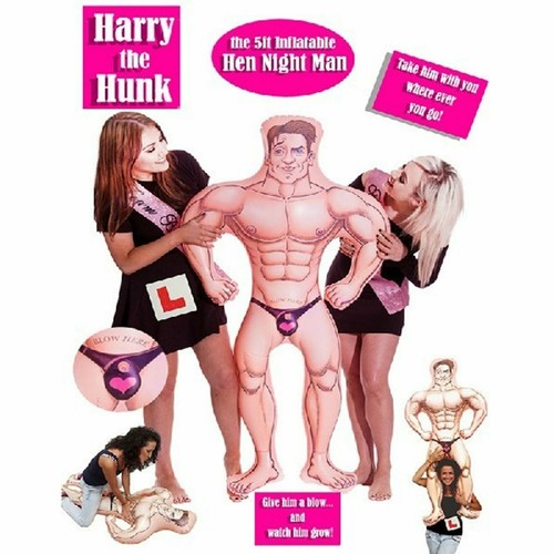 Inflatable man harry the hunk - harry,