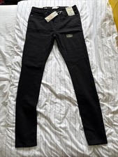 Topman Men’s Black Denim Spray On Skinny Jeans Size W34 L34