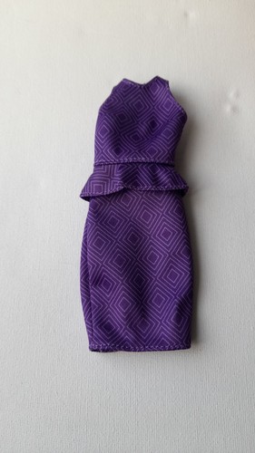 Fashion doll purple peplum - purple,