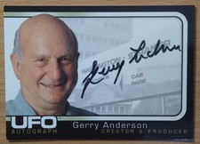 Cards Inc UFO Autograph Card Signed by Gerry Anderson - Co-Creator - 2004