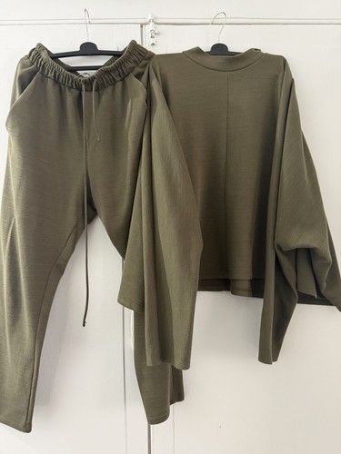 Zara khaki ord set - khaki, co-ord