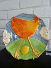 Decorative Chicken Hen Ceramic Plate M&S