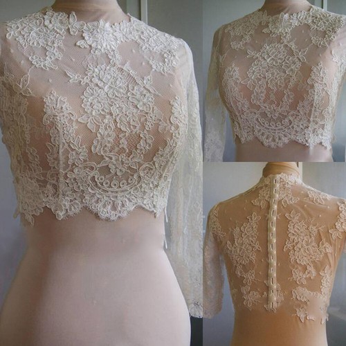 Lace wedding boleros ivory - wedding,
