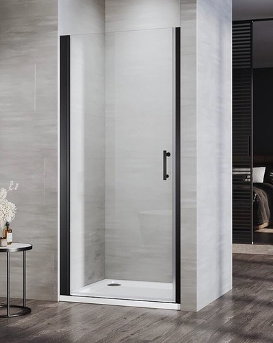 Shower door hinged alcove - shower,