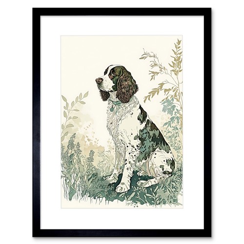 English springer spaniel dog - springer,