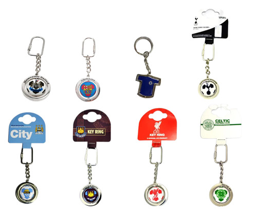 Football spinner key ring - football,