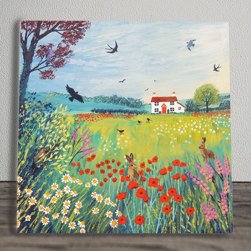 Summer meadow ceramic - summer,