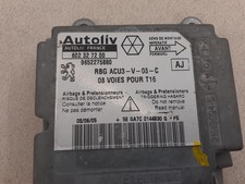 PEUGEOT 206CC CONVERTIBLE (00-07) AIRBAG CONTROL MODULE ECU UNIT 9652275880