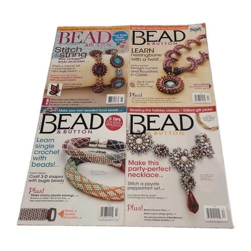 Bead and button magazine lot - bead,