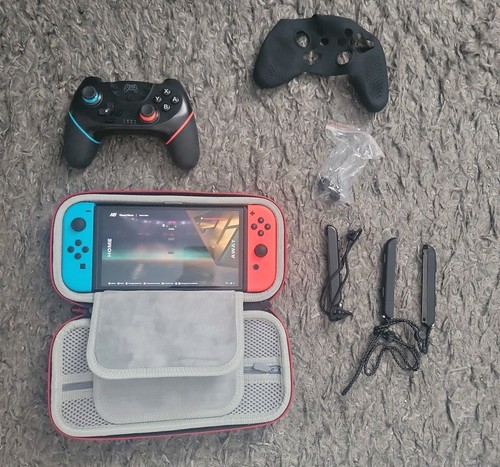 Nintendo switch oled - nintendo, neon