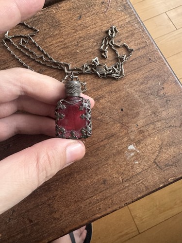 Lvp perfume bottle necklace - lvp,