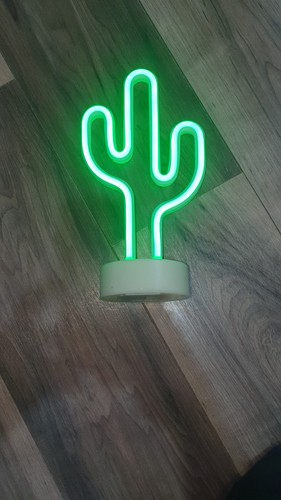 Led cactus neon light - neon,
