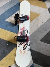 Snowboard With Bindings And