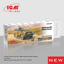 ICM UA 3049 - Wehrmacht Afrika Korps Acrylic Paint Set