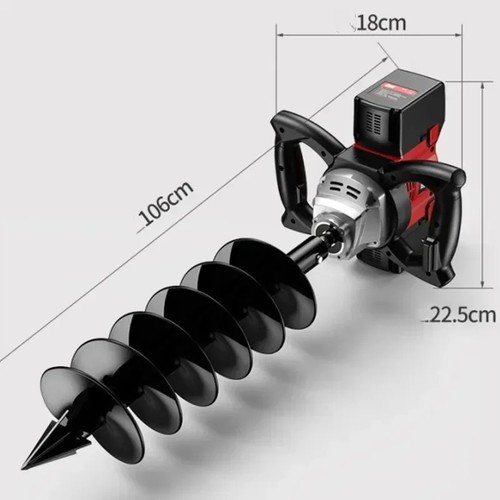 Charging ground drill digging - ground,