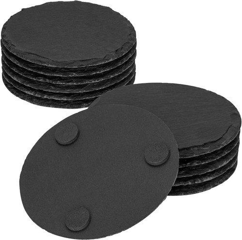 12pcs slate drink coasters - coasters,, 10