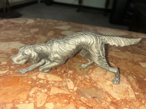 Heavy vintage silver metal