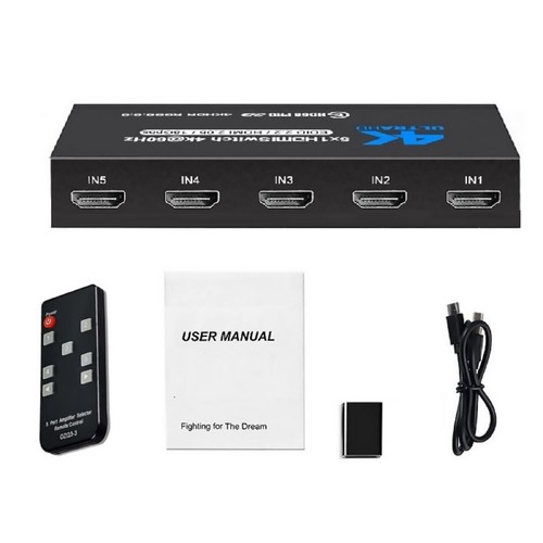 Hdmi switch 1 out - 5, in