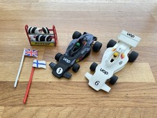 Scalextric C012 UOP Shadow Slot Car Spares Dunlop Tyre Rack Flags Bundle Vintage
