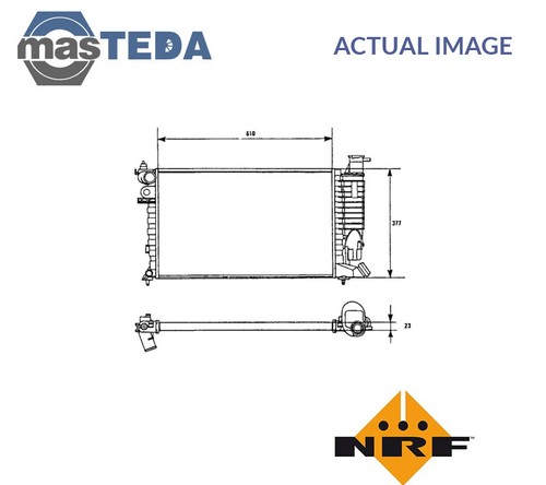 58961 engine cooling radiator - engine,