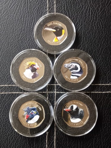 50p coin job lot 5 - lot..x, very