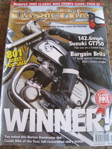 Classic bike mar 2005 norton - bike,