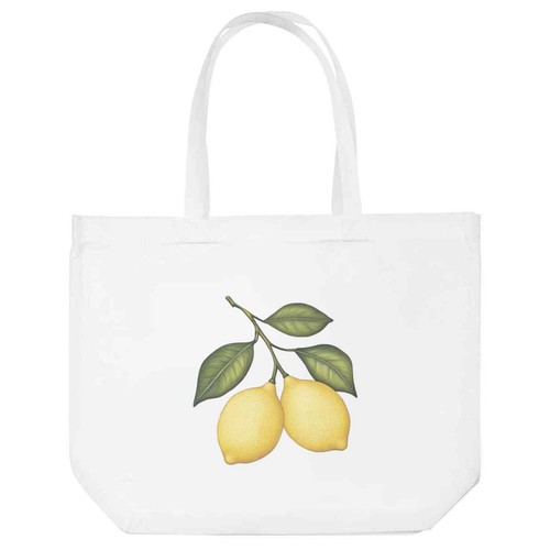 Two lemons shopping tote - 'two, lemons'