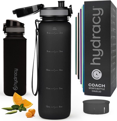 Hydracy water bottle with time - hydracy,