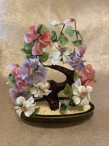Glass bonsai tree with - bonsai,