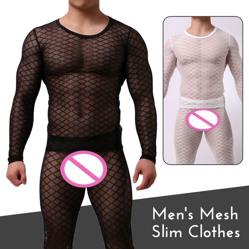 Men sexy lingerie - see, through