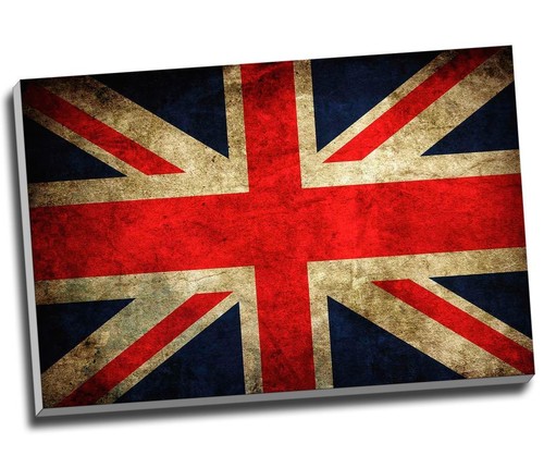Blue retro union - jack, flag