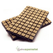 CULTILENE 36MM SBS ROCKWOOL PROPAGATION CUBES. TRAY OF 77 FOR SEEDS OR CUTTINGS